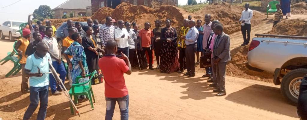 District Roads Committee team during supervision of roads worked on in Q4 Fy 24-24 District Roads Committee team during supervision of roads worked on in Q4 Fy 24-24